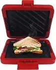 Microwave Toastie Maker Easy to Clean Sandwich Press with Heatwave Technology