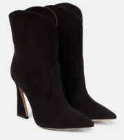 [Gianvito Rossi] Gianvito Rossi Vegas suede ankle boots AU 9.5 black