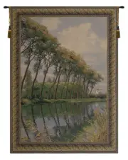 Canal in Flanders Mill Belgian Wall Art Tapestry