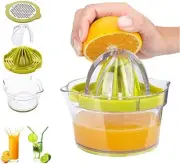 4 in 1 PIONEERS Multi-Function Manual Juicer, Citrus Lemon Orange Hand Squeezer