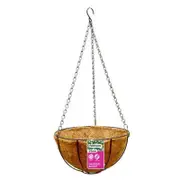 Hanging Baskets Garden Planters Pots with Cocos Liner & Hang Chain