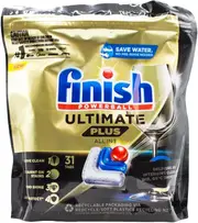 Finish Powerball Ultimate Plus All in 1 Dishwasher Detergent Pods 31 Tablets