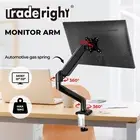 Traderight Monitor Riser Stand Single Arm Holder Screen TV LED Bracket Desk 32''