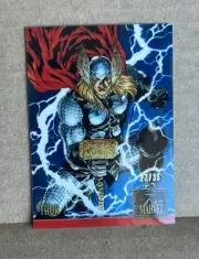 2023 Marvel Flair Iridescence Blue 27/35 - Thor
