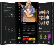 144GB MP3 Player with Bluetooth and WiFi 4.3" 1080P Full Touch Screen MP4 Player