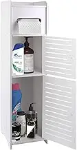 WITSJYA Small Bathroom Storage Cabinet, Upgrade L7.8 x W7.8 x H31.5 Bathroom Organizer, Narrow Bath Sink Organizer, Towel Storage Shelf for Paper Holder