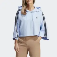 在飛比找momo購物網優惠-【adidas 愛迪達】上衣 女款 連帽上衣 帽T 運動 三