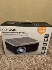 Brand new unopened Fangor home Projector With DVD player Built In