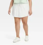 WOMEN’S ACTIVE LIGHT SKORT-ALL IN MOTION CREAM 1X, FREE SHIPPING