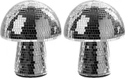 Mushroom Disco Ball for Party, Mirror Disco Ball Mushroom Shape for Table, De...