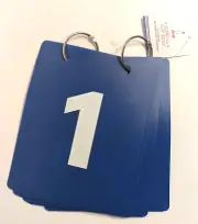 Scoring Flip Book - 10 Pages - Waterproof Surface