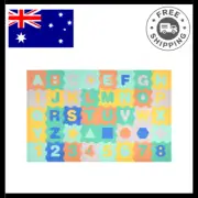 118 Piece EVA Foam Play Mat Alphabet Numbers Shapes Soft Play Aus Free Delivery