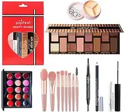Joyeee All In One Makeup Kit for Girls, Makeup Kit for Women Full Kit with Eye Shadow Palette, Makeup Brushes, Lipstick Palet, Eyebrow Pencil, Eyeliner, Concealer for Beginners and Professionals