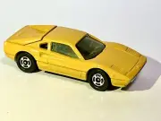 Tomica Tomy Ferrari 308 Gtb 1977 - Pocket Cars - Custom Painted Gloss,Yellow