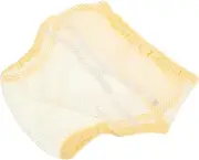 KOMBIUDA Newborn Naies Reusable Mesh Underwear Summer Baby Diaper Cover for Infants Fine Mesh Baby Pants Washable Baby Diaper for Girls m Size Yellow