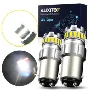 2x 6500K White 1157 BAY15D 23SMD LED Backup Reverse Turn Signal Light Bulbs 12V (for: Volkswagen)
