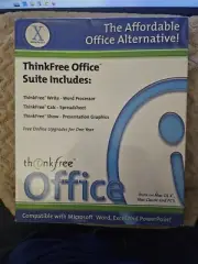 Brand new, sealed, Think Free Office for vintage Mac OS X, Mac Classic and PC's.