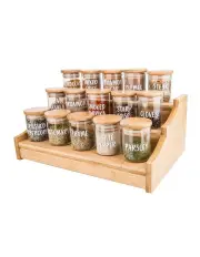 [Little Label Co] Herb And Spice Jars 15 x 75ml Pack in Clear