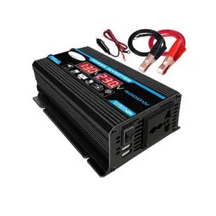 300w 12V 轉 220V/110V 雙 USB LED 車載電源逆變器轉換器修改波