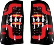 Smoke Led Tail Light Compatible With Toyota Hilux Vigo KUN26 SR SR5 Workmate 2008-2012 Taillight Rear Reverse Brake Light Fog Lamp Drl