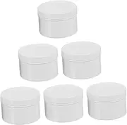 Homoyoyo 6pcs Empty Candle Jars Aluminum Candle Containers Travel Lightweight for Party Favors Storage