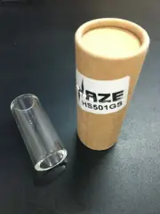 Haze HS501GS High-Boron Glass Slide Bar for LAP Steel Guitars,68mm * 20mm, 43g
