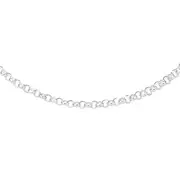 Sterling Silver 70cm Round Belcher Chain