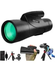 GoSky Piper Black 15x55 High Defintion Monoculars With Manual & Carrying Case