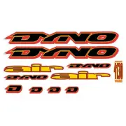 DYNO - 1995 AIR decal set for Black frame - old school bmx