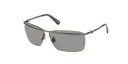 Authentic Moncler Sunglasses ML 0257-12N Silver w/ Gary Lens"NEW"67mm