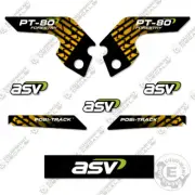 Fits ASV PT-80 Decal Kit Skid Steer (Custom Forestry) - 7 YEAR 3M VINYL!