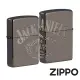 【Zippo】傑克丹尼聯名款-黑冰深雕標誌-加厚版-防風打火機(美國防風打火機)