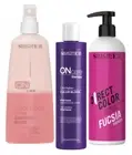 Colour Hair Shampoo, Stabilise Spray & Ammonia Free Pre-Mixed Colour – Pink