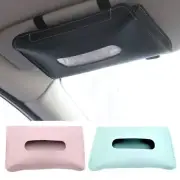 Car Tissue Box Car Storage Organiser Napkin Case Holder Sun Visor Paper Towel