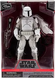 Star Wars Boba Fett Elite Series Prototype White Armor Die Cast Exclusive