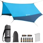 Camping Tarps for Tents, Portable Waterproof Hammock Rain Fly, Easy Set Up Ca...