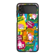 Galaxy Z Flip4 Impact Hinge Case COMICS STICKER Z BY ZIZONE