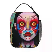 c177 Wednesday Addams Lunch Bags Insulated Lunch Tote Portable Bento Box Leakproof Picnic Bags for Woman Work Children School k177