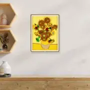UNIQUEDISPLAY Display Case For Lego 31215 Vincent van Gogh Sunflowers Wall Mount