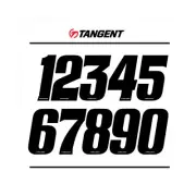 Tangent 3" Vinyl Plate Number 3 Black