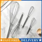 Manual Kitchen Whisk Stainless Steel Egg Beater Metal Whisk for Cooking Baking A