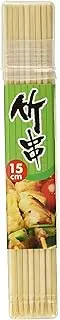 Yanagi Products B-022 Bamboo Skewers, 5.9 inches (15 cm), Pack of 75, Polycontainer, Yakitori, Vegetables, Skewers