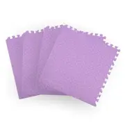 Bopeep EVA Foam Kids Play Mat Floor Kid Crawling Interlocking Home Purple 60x60