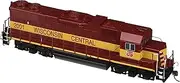 Bachmann Industries Emd GP38-2 HO Scale #2001Diesel Wisconsin Central Locomotive