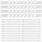 100 Pcs Hanger Anti-slip Strip Rubber Gripper Silicone Clothes Grips