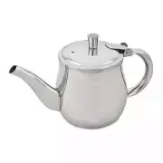 Browne Foodservice 515200 S/S 10 Oz. Gooseneck Teapot with Hinged Lid