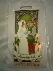Disney Pin WDI MOG Wedding Robin Hood and Maid Marian LE 300