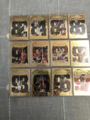 Upper Deck Authenticated Michael Jordan 22kt Gold Card Set (12 22kt Gold Cards)