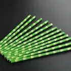 Creative High Quality Jungle Paper Birthday 25pcs Panda Party Straws Bamboo