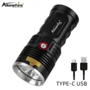AloneFire H42 XHP50 Super Bright USB Rechargable LED Flashlight Waterproof Torch